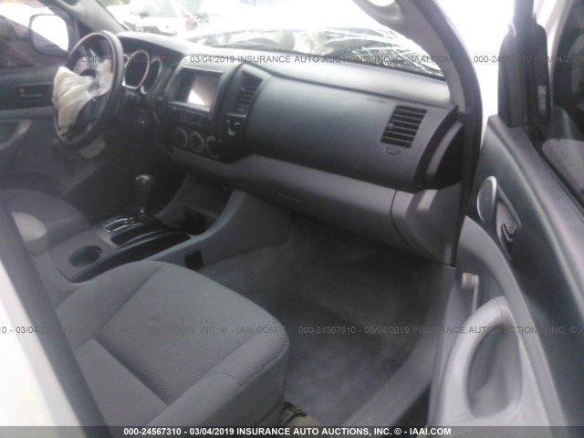 5TETX22N58Z534457 - 2008 TOYOTA TACOMA ACCESS CAB თეთრი ფოტო 5