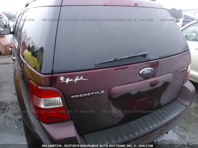 1FMDK03106GA16789 - 2006 FORD FREESTYLE LIMITED BURGUNDY photo 3