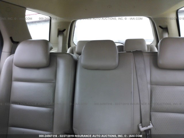 1FMDK03106GA16789 - 2006 FORD FREESTYLE LIMITED BURGUNDY photo 8