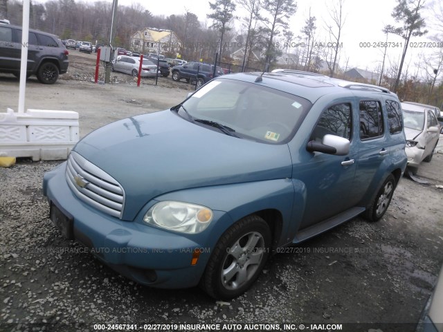 3GNDA23D57S623164 - 2007 CHEVROLET HHR LT Light Blue photo 2