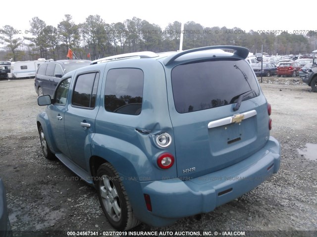 3GNDA23D57S623164 - 2007 CHEVROLET HHR LT Light Blue photo 3