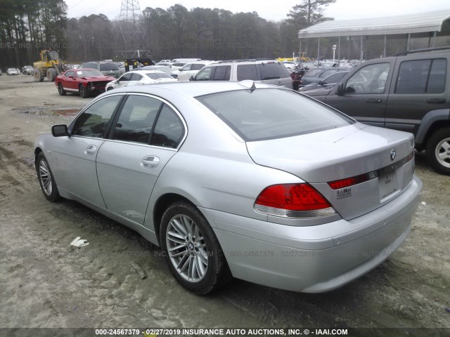 WBAGL63594DP73951 - 2004 BMW 745 I GRAY photo 3