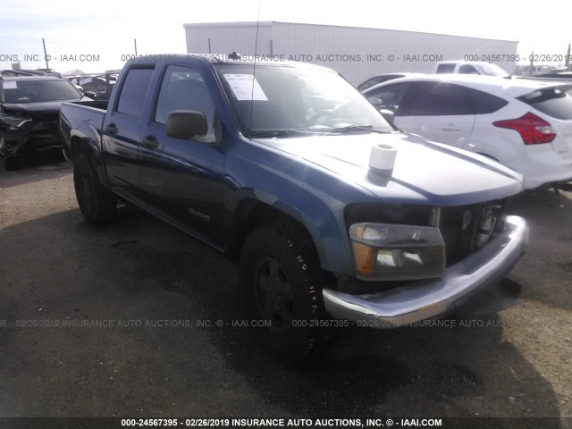 1GCCS136558110855 - 2005 CHEVROLET COLORADO BLUE photo 1