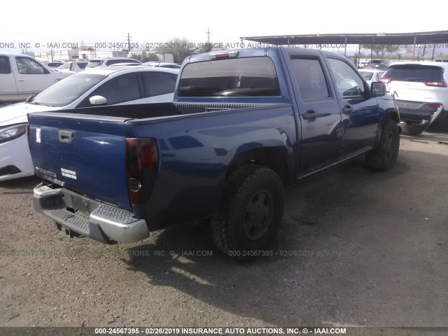 1GCCS136558110855 - 2005 CHEVROLET COLORADO BLUE photo 4