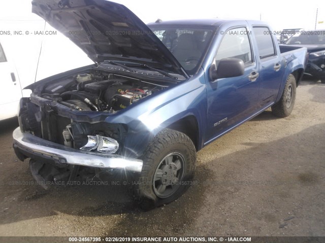 1GCCS136558110855 - 2005 CHEVROLET COLORADO BLUE photo 6