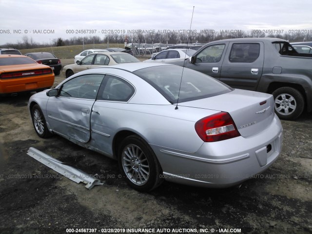 4C3AG52H84E055176 - 2004 CHRYSLER SEBRING LIMITED SILVER photo 3