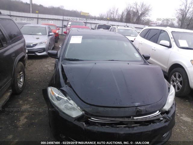 1C3CDFCB7ED692960 - 2014 DODGE DART LIMITED BLACK photo 6