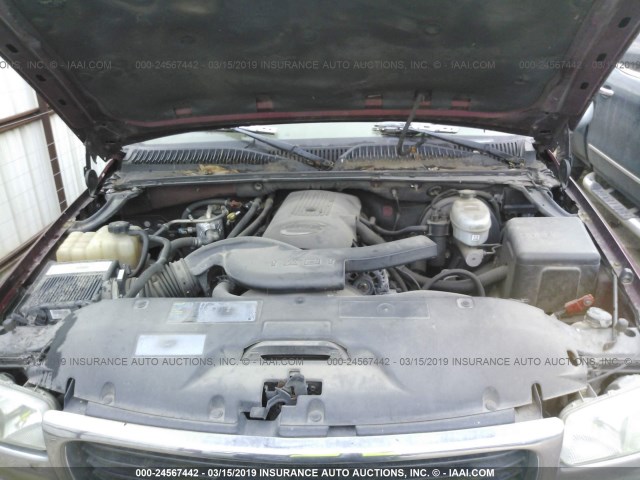 1GKEC16Z23J182778 - 2003 GMC YUKON XL C1500 BURGUNDY photo 10