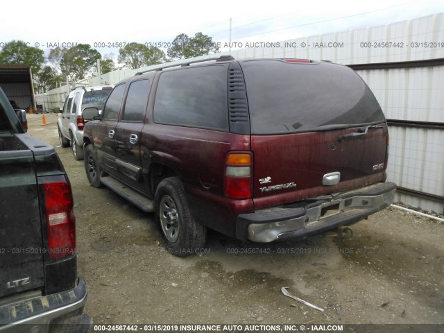 1GKEC16Z23J182778 - 2003 GMC YUKON XL C1500 BURGUNDY photo 3