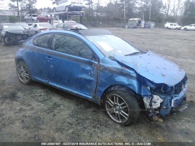 JTKDE3B73A0314864 - 2010 TOYOTA SCION TC ღია ლურჯი ფოტო 1
