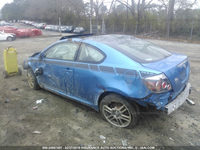 JTKDE3B73A0314864 - 2010 TOYOTA SCION TC ღია ლურჯი ფოტო 3