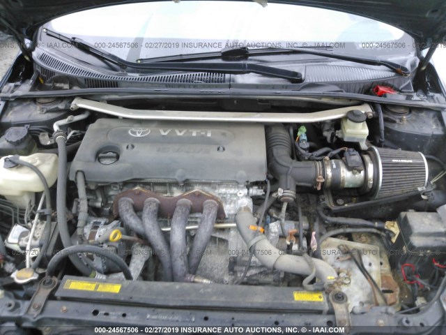 JTKDE177060090764 - 2006 TOYOTA SCION TC შავი ფოტო 10