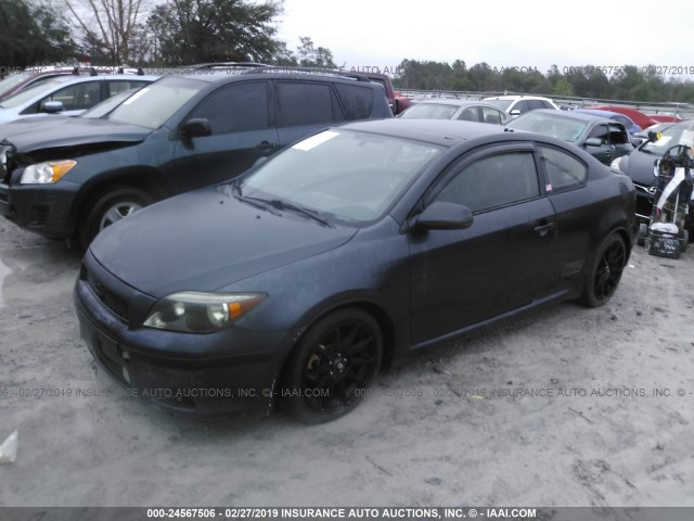 JTKDE177060090764 - 2006 TOYOTA SCION TC შავი ფოტო 2