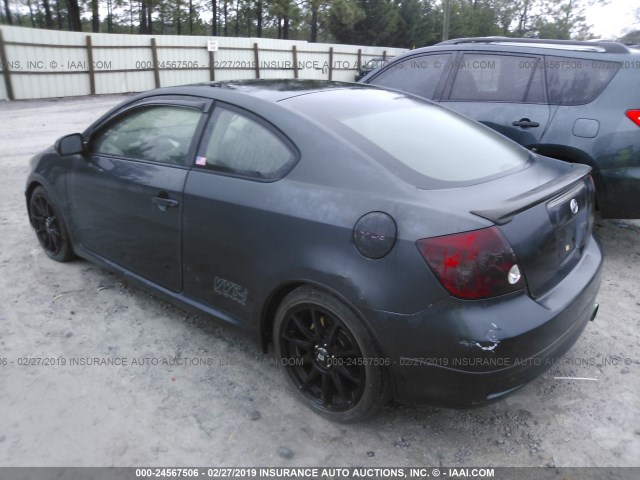 JTKDE177060090764 - 2006 TOYOTA SCION TC შავი ფოტო 3