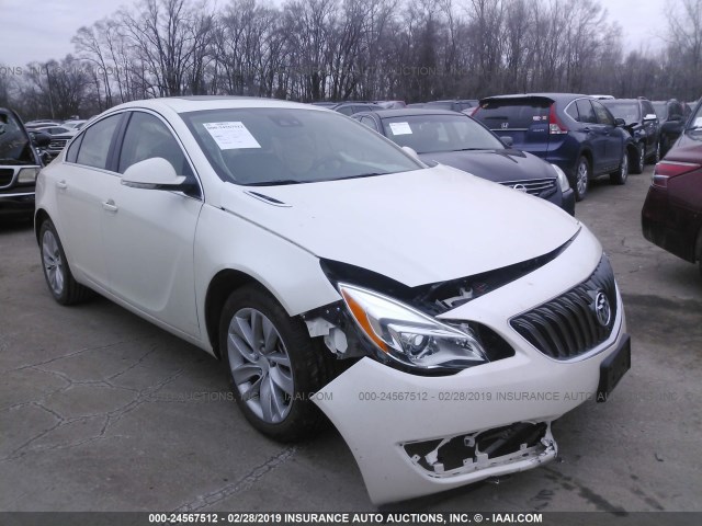 2G4GR5GX8F9298540 - 2015 BUICK REGAL PREMIUM WHITE photo 1