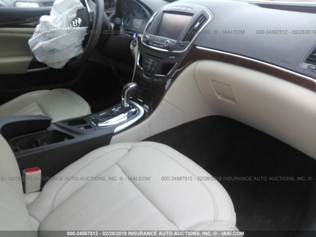 2G4GR5GX8F9298540 - 2015 BUICK REGAL PREMIUM WHITE photo 5