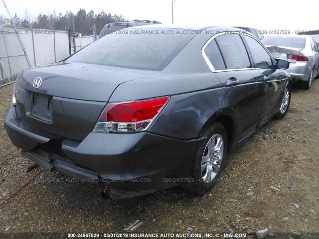 1HGCP26488A006151 - 2008 HONDA ACCORD LXP GRAY photo 4