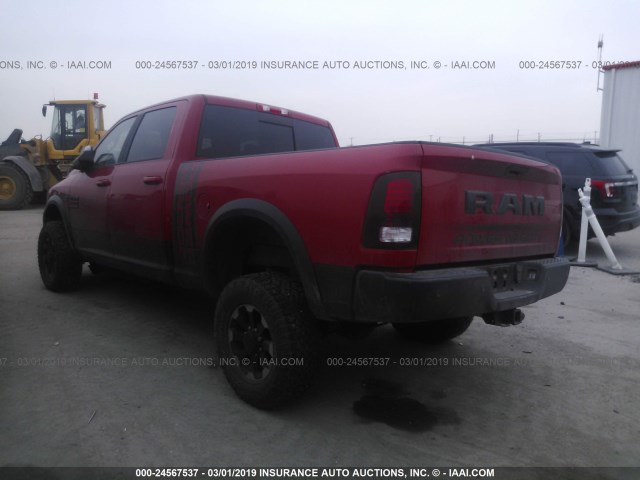 3C6TR5EJ8HG612009 - 2017 RAM 2500 POWERWAGON RED photo 3