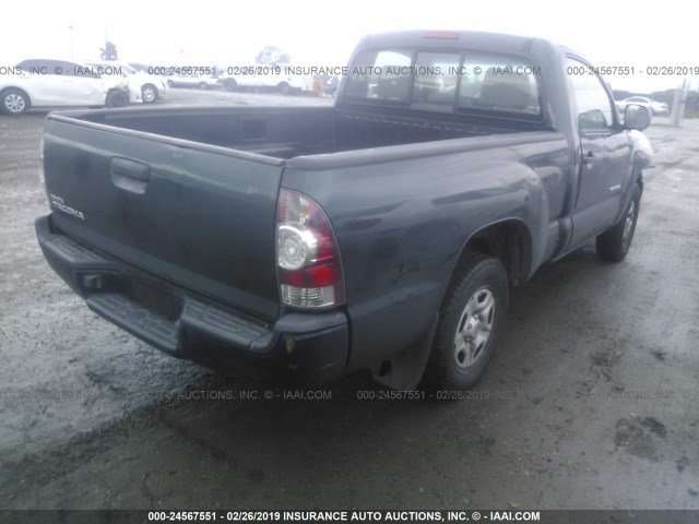 5TENX22N79Z626633 - 2009 TOYOTA TACOMA GRAY photo 4