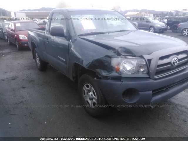 5TENX22N79Z626633 - 2009 TOYOTA TACOMA GRAY photo 6