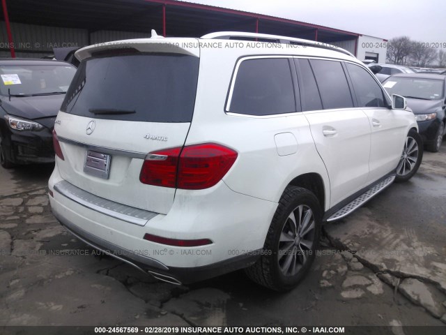 4JGDF7CEXDA108122 - 2013 MERCEDES-BENZ GL 450 4MATIC WHITE photo 4