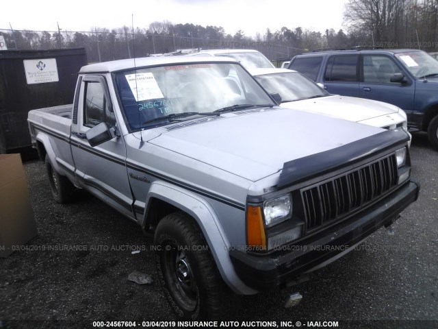 1J7FJ36L0KL516609 - 1989 JEEP COMANCHE PIONEER SILVER photo 1