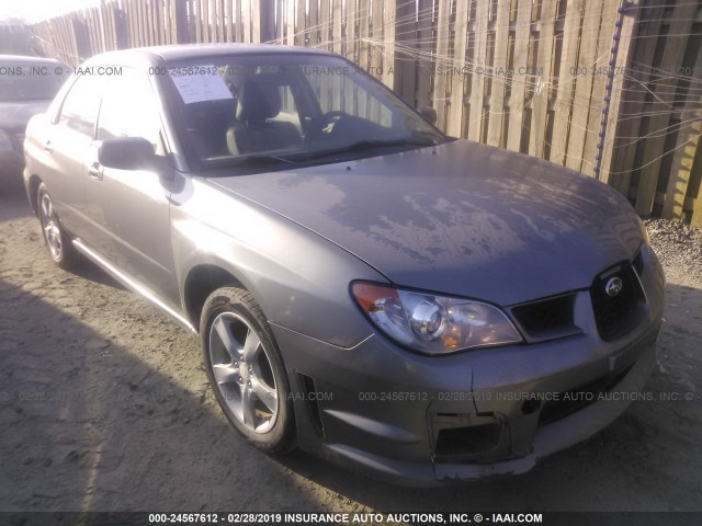 JF1GD676X6H513885 - 2006 SUBARU IMPREZA 2.5I GRAY photo 1