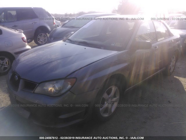 JF1GD676X6H513885 - 2006 SUBARU IMPREZA 2.5I GRAY photo 2