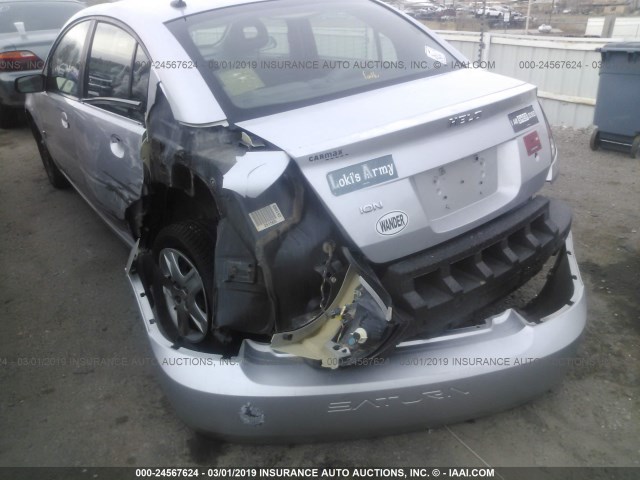 1G8AJ55F46Z151627 - 2006 SATURN ION LEVEL 2 银色 照片 6