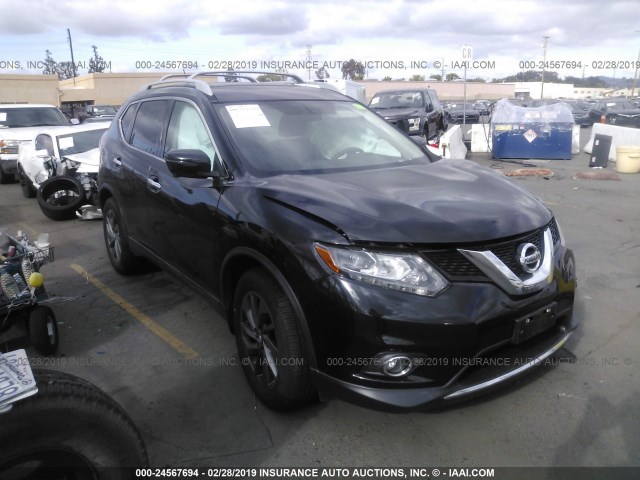 5N1AT2MT3GC871233 - 2016 NISSAN ROGUE S/SL/SV BLACK photo 1