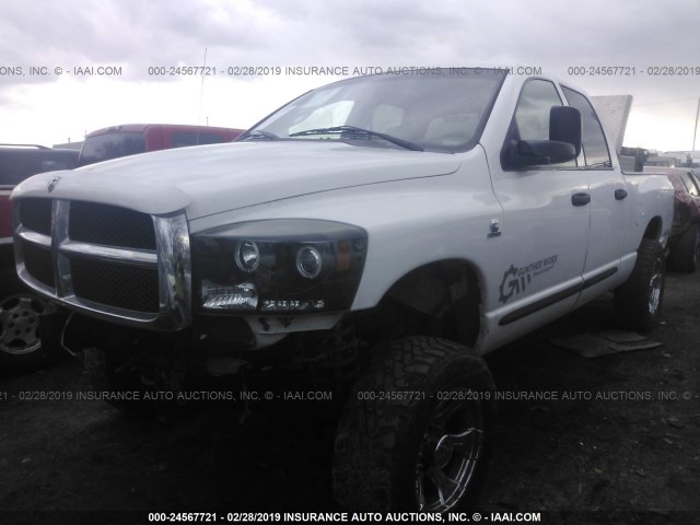 1D3KS28C47J509307 - 2007 DODGE RAM 2500 ST/SLT WHITE photo 2