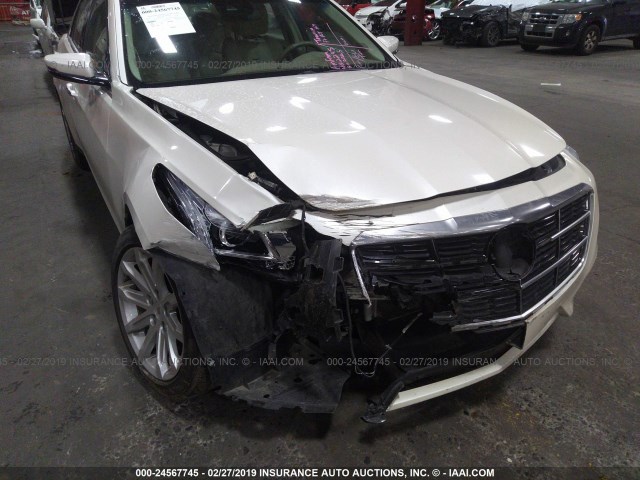 1G6AR5SX3E0170736 - 2014 CADILLAC CTS LUXURY COLLECTION WHITE photo 6