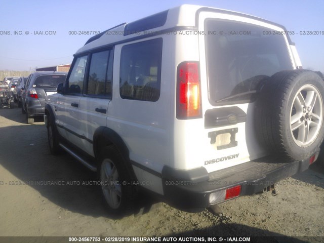 SALTY19484A838142 - 2004 LAND ROVER DISCOVERY II SE WHITE photo 3