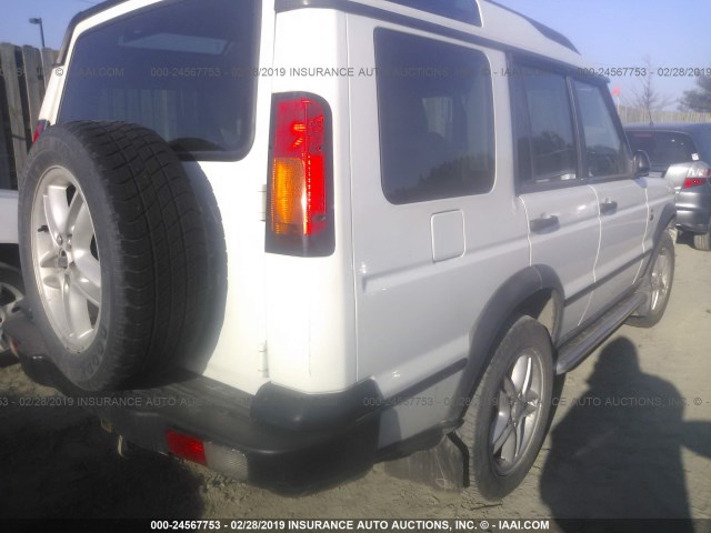SALTY19484A838142 - 2004 LAND ROVER DISCOVERY II SE WHITE photo 4