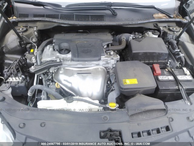 4T1BF1FK9FU041553 - 2015 TOYOTA CAMRY LE/XLE/SE/XSE 黑色 照片 10