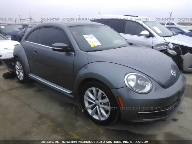 3VWJL7AT5DM621196 - 2013 VOLKSWAGEN BEETLE GRAY photo 1