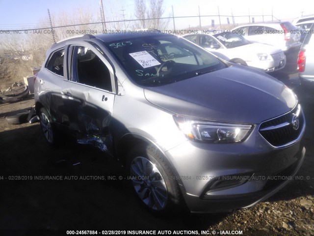 KL4CJASB0KB740115 - 2019 BUICK ENCORE PREFERRED GRAY photo 1