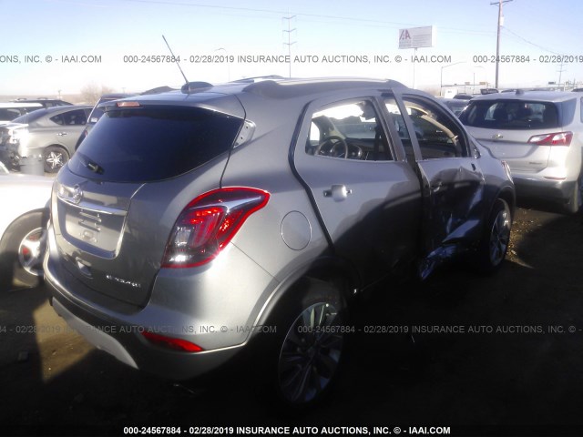 KL4CJASB0KB740115 - 2019 BUICK ENCORE PREFERRED GRAY photo 4