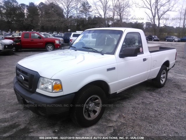 1FTKR1AD1BPA98651 - 2011 FORD RANGER WHITE photo 2