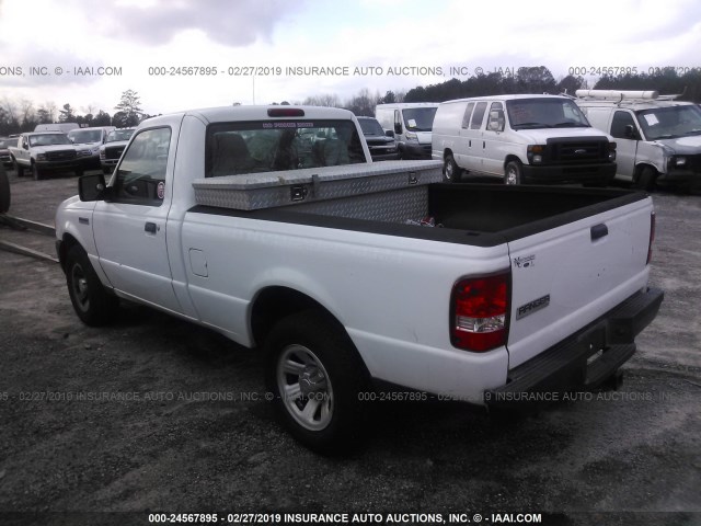 1FTKR1AD1BPA98651 - 2011 FORD RANGER WHITE photo 3