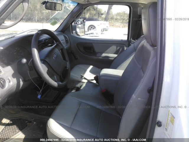 1FTKR1AD1BPA98651 - 2011 FORD RANGER WHITE photo 5