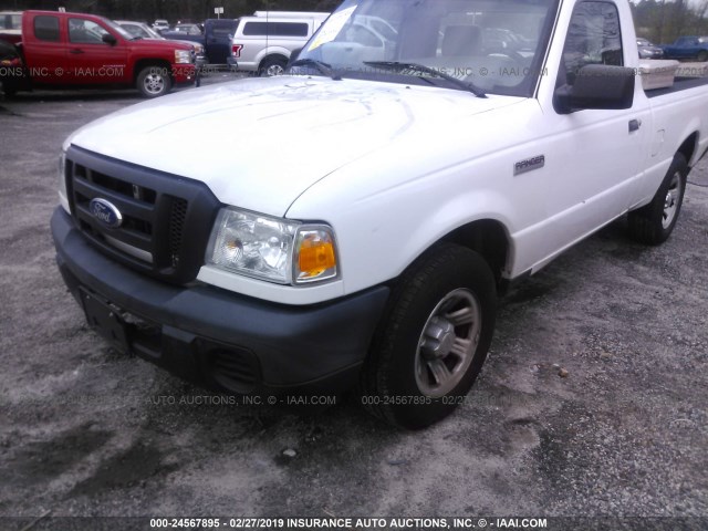 1FTKR1AD1BPA98651 - 2011 FORD RANGER WHITE photo 6