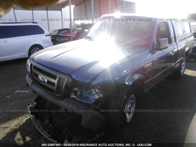 1FTKR1AD6BPB21387 - 2011 FORD RANGER BLUE photo 2