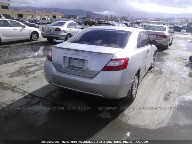 2HGFG11266H540230 - 2006 HONDA CIVIC DX SILVER photo 4