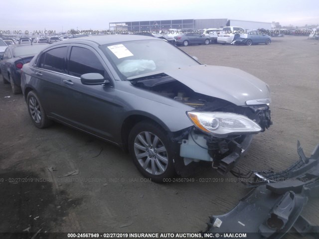 1C3CCBBB7DN763077 - 2013 CHRYSLER 200 TOURING GRAY photo 1