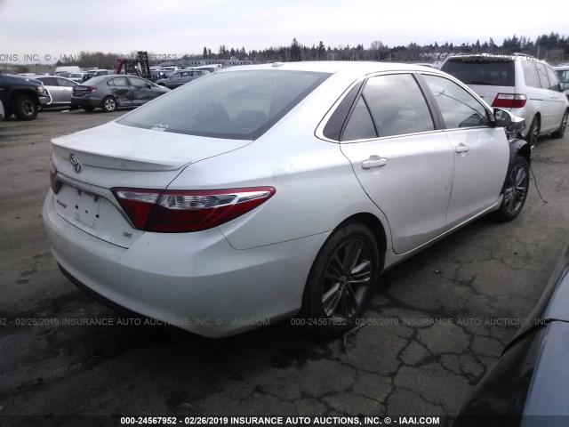 4T1BF1FK2GU222463 - 2016 TOYOTA CAMRY LE/XLE/SE/XSE 白色 照片 4