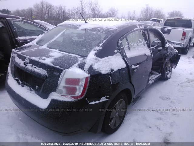 3N1AB61E39L637799 - 2009 NISSAN SENTRA 2.0/2.0S/2.0SL BLACK photo 4