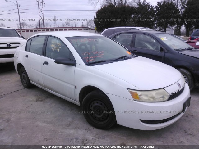 1G8AG52F83Z180644 - 2003 SATURN ION LEVEL 1 WHITE photo 1