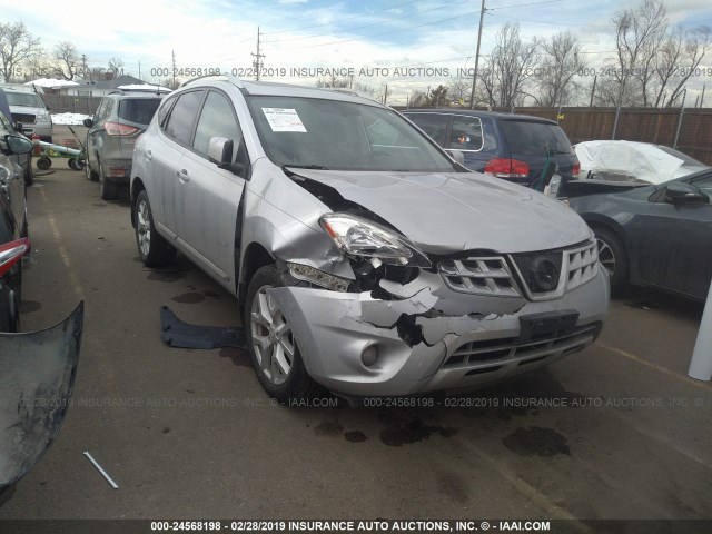 JN8AS5MV9CW368846 - 2012 NISSAN ROGUE S/SV SILVER photo 1