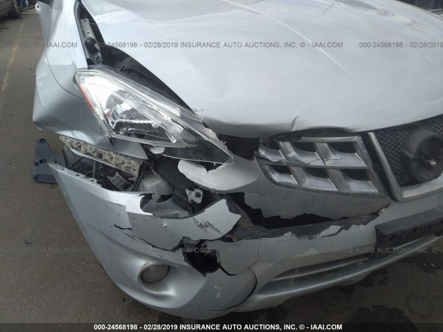 JN8AS5MV9CW368846 - 2012 NISSAN ROGUE S/SV SILVER photo 6